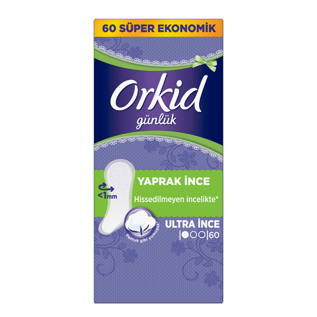 ORKID YAPRAK INCE 3'LU NORMAL 60'LI