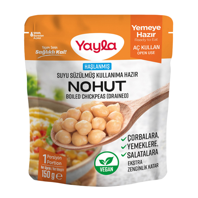 YAYLA HASLANMIS SUSUZ NOHUT 150 GR