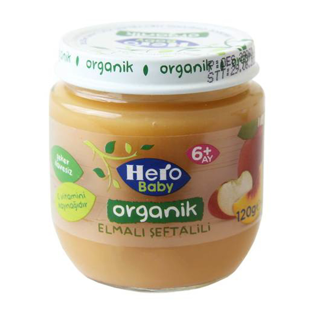 HERO BABY MAMA KAVANOZ 120 GR ELMA SEFTALI