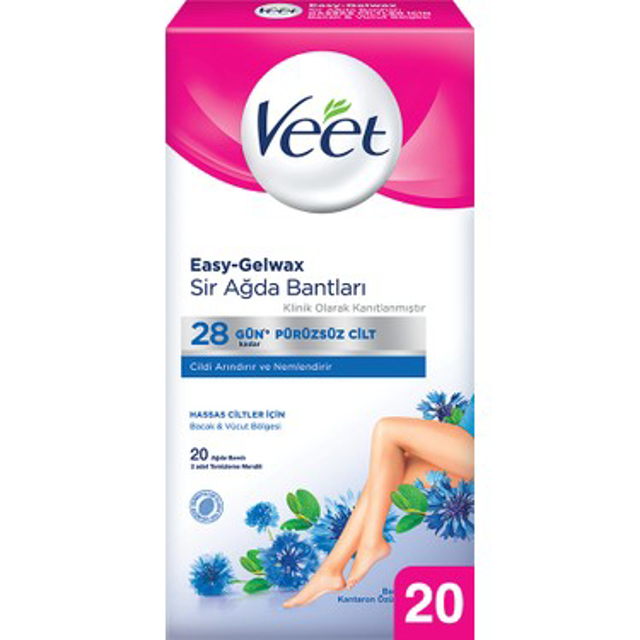 VEET SOGUK AGDA BANDI 20'LI HASSAS CILTLER