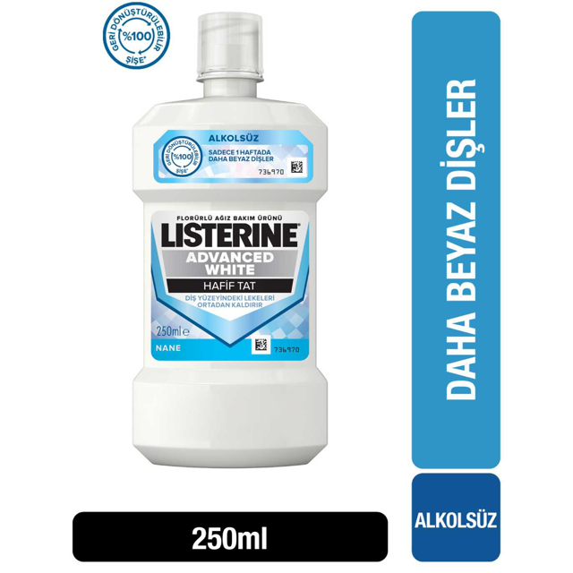 LISTERINE AGIZ BAKIM URUNU 250 ML S.WHITE