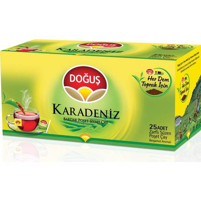 DOGUS CAY DOGU KARADENIZ BARDAK POSET 25LI 50 GR