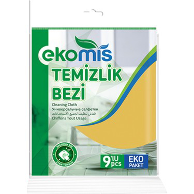 EKOMIS TEMIZLIK BEZI 9'LU