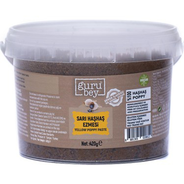 GURUBEY SARI HAŞHAŞ EZMESİ 420 gr