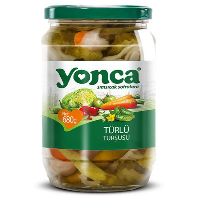 YONCA  TURSU TURLU 680 GR CAM