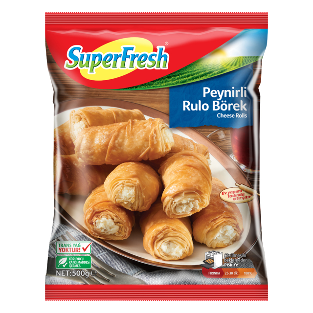 SUPERFRESH BOREK RULO 500 GR PEYNIRLI