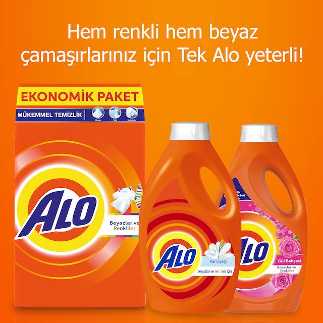 ALO AUTO 6 KG BEYAZ VE RENKLI