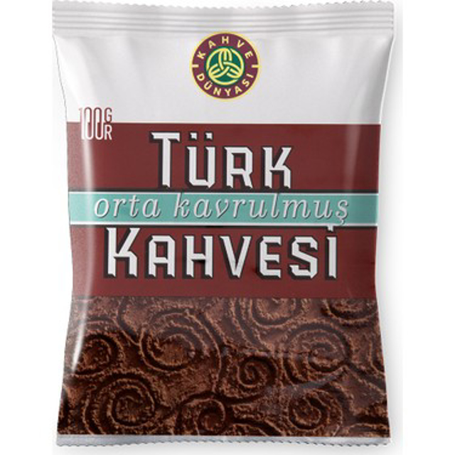 KAHVE DUNYASI TURK KAHVESI 100 GR ORTA KAVRULMUS