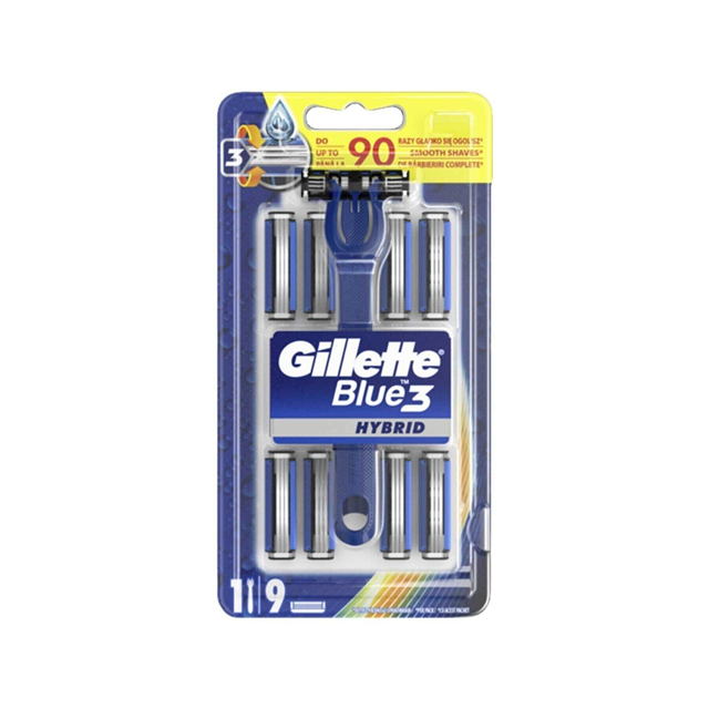 GILLETTE BLUE 3 HYBRID MAKINE + 8 YEDEK