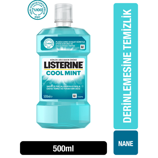 LISTERINE AGIZ BAKIM URUNU 500 ML COOLMINT