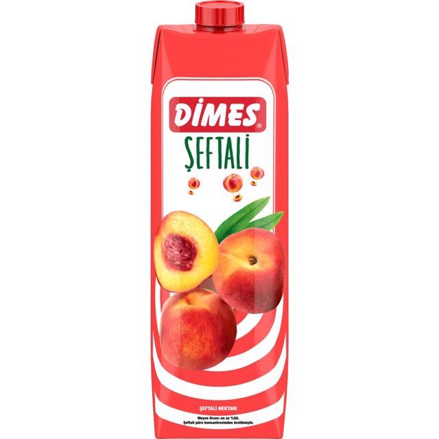 DIMES MEYVE SUYU 1 LT TETRA SEFTALI