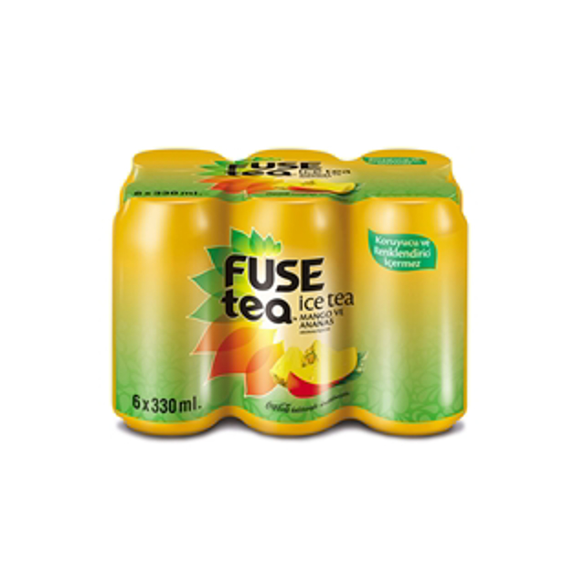 FUSE TEA 6*330 ML MANGO ANANAS