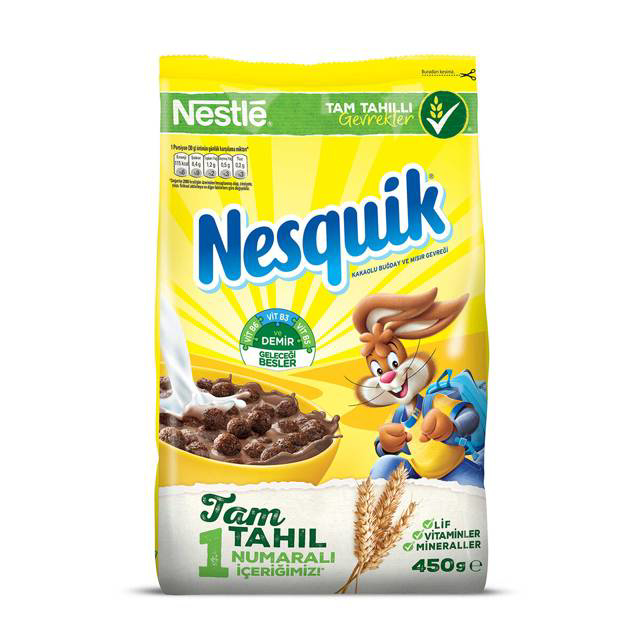 NESTLE NESQUIK 450 GR CIKOLATALI MISIR GEVREGI