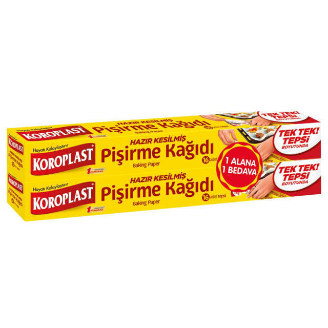 KOROPLAST PISIRME KAGIDI 16'LI  2'LI SET