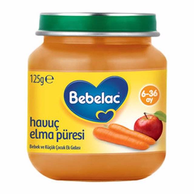 BEBELAC PURE 125 GR KAVANOZ HAVUC ELMA