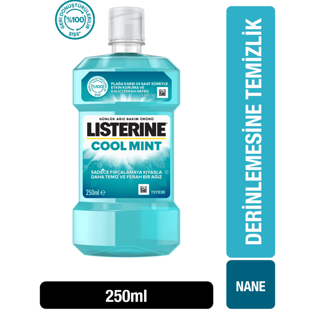 LISTERINE AGIZ BAKIM URUNU 250 ML COOLMINT