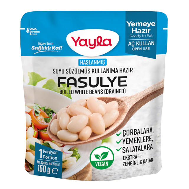 YAYLA HASLANMIS SUSUZ FASULYE 150 GR