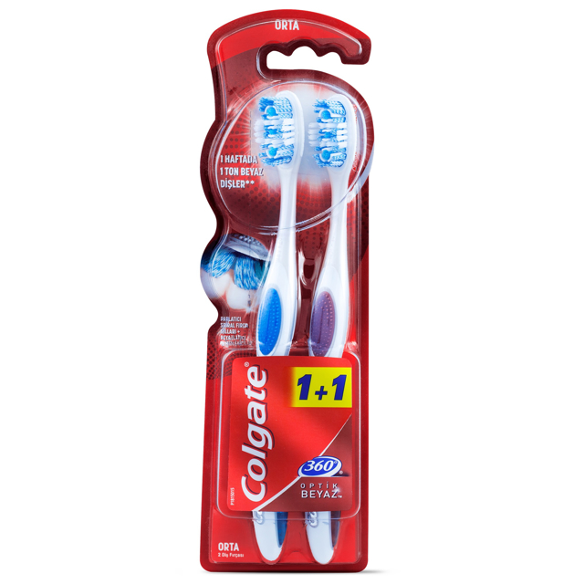 COLGATE DIS FIRCASI 360 DERECE OPTIK BEYAZ 