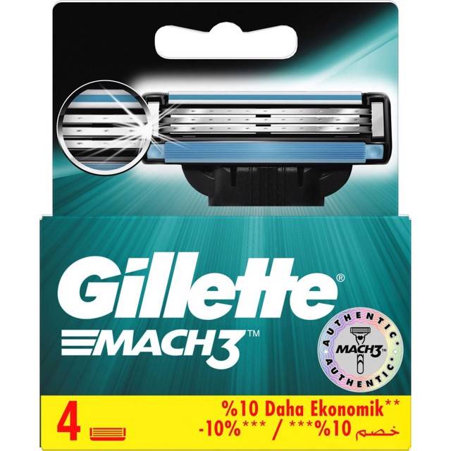 GILLETTE MACH 3 BICAK 4'LU