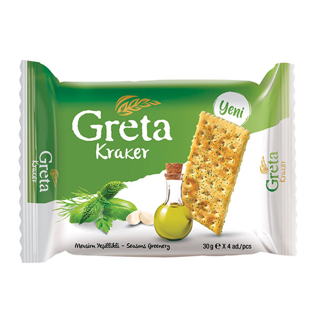 SOLEN KRAKER GRETA 4*30 GR MEVSIM YESILLIK