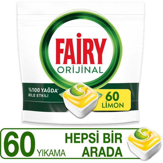 FAIRY BUL.MAK.TABLET HEPSI 1 ARADA 60'LI