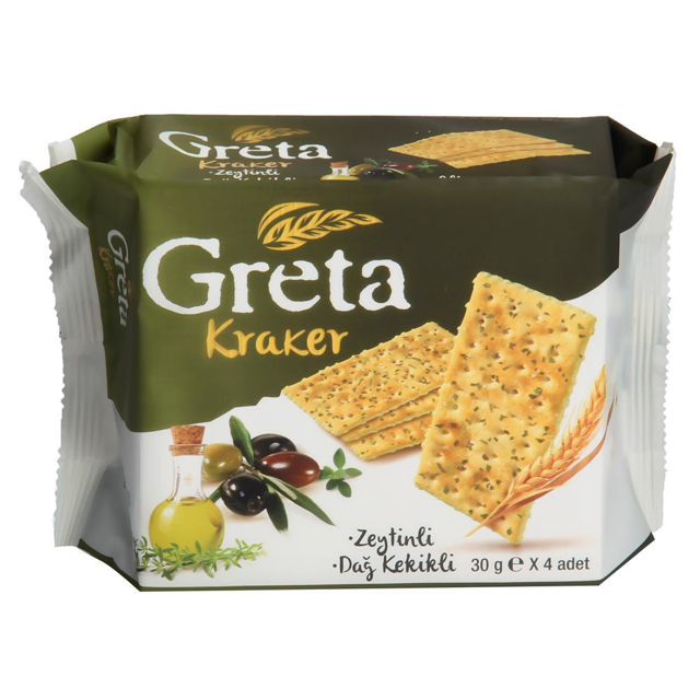 SOLEN KRAKER GRETA 4*30 GR ZEYTIN&KEKIK