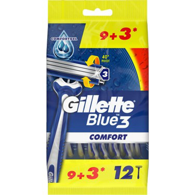 GILLETTE BLUE 3 COMFORT 12'LI