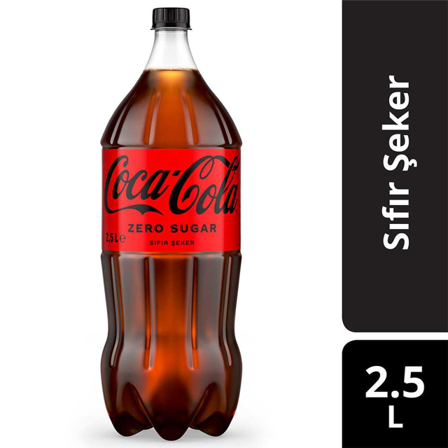 COCA COLA 2,5 LT SEKERSIZ