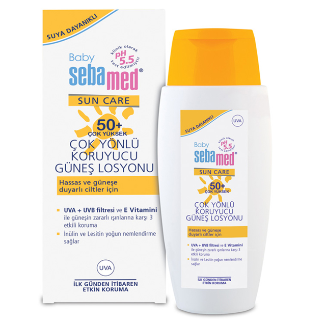 SEBAMED GUNES LOSYONU BEBEK 150 ML SPF50