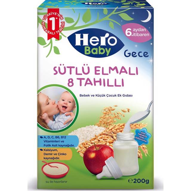 HERO BABY MAMA KASIK 200 GR 8 TAHILLI ELMALI