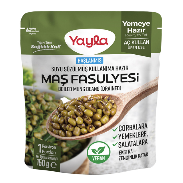 YAYLA HASLANMIS SUSUZ MAS FASULYE 150 GR