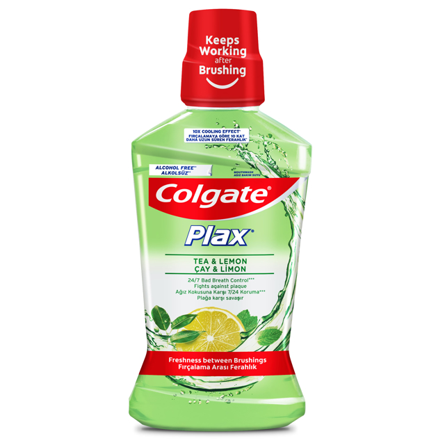 COLGATE PLAX AGIZ BAKIM SUYU 500 ML CAY&LIMON