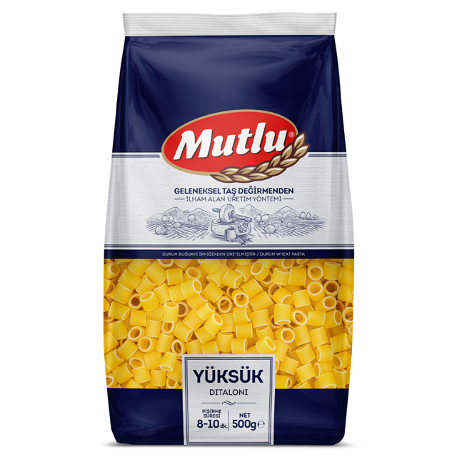 MUTLU MAKARNA 500 GR YUKSUK 