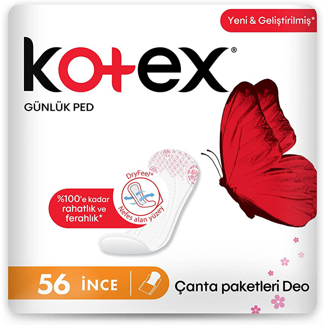 KOTEX PED GUNLUK INCE 56'LI