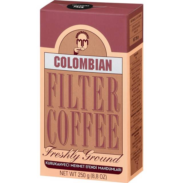 MEHMET EFENDI 250 GR COLOMBIAN FILTRE KAHVE