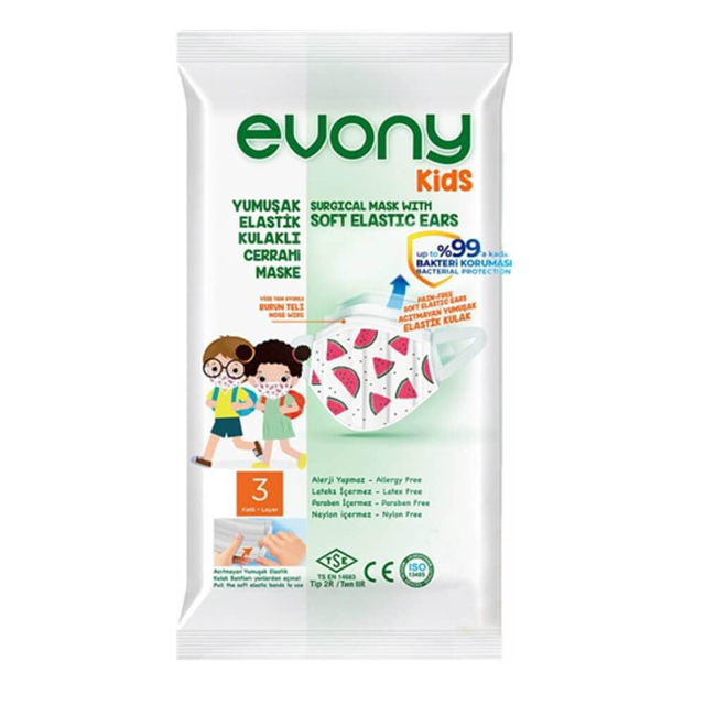 EVONY KIDS MASKE 10'LU