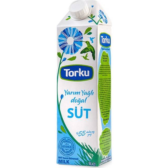 TORKU SUT 1 LT YARIM YAGLI