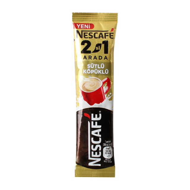 NESCAFE 2 IN 1 SUTLU KOPUKLU 10 GR