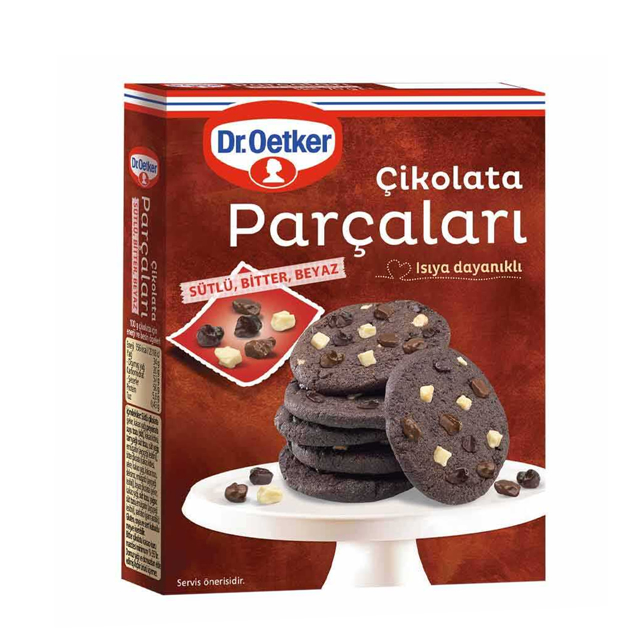 DR.OETKER DEKOR CIKOLATA PARCALI 3 RENK 70 GR